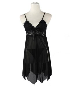 baby-doll-lace-dress-g-string-night-wear