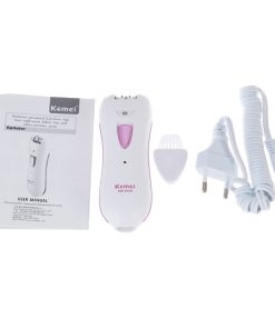 kemei-km-290r-rechargeable-lady-epilator-shaver-white