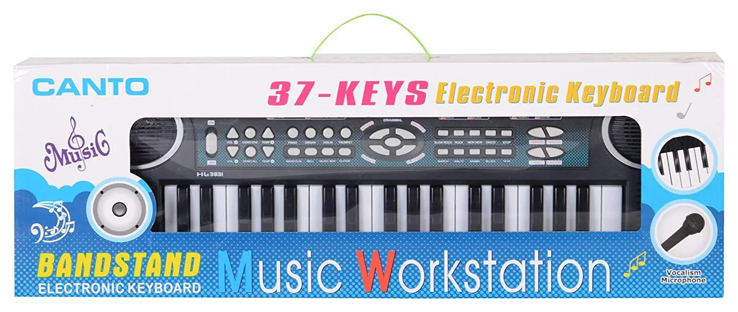 Canto 37-Keys Electronic Keyboard Piano USB