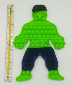 Hulk Superhero Shape Pop It Fidget Size