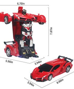 RC Deformation Robot Car Size