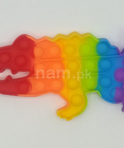 Crocodile Shape Push Bubble Pop It Toy