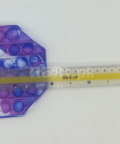 Diagonal Shape Push Bubble Fidget Toy Size
