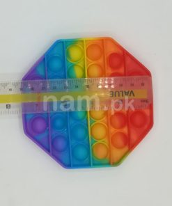 Diagonal Shape Push Bubble Size
