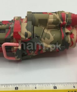 Gatling Electric Light Bubble Machine Gun Size