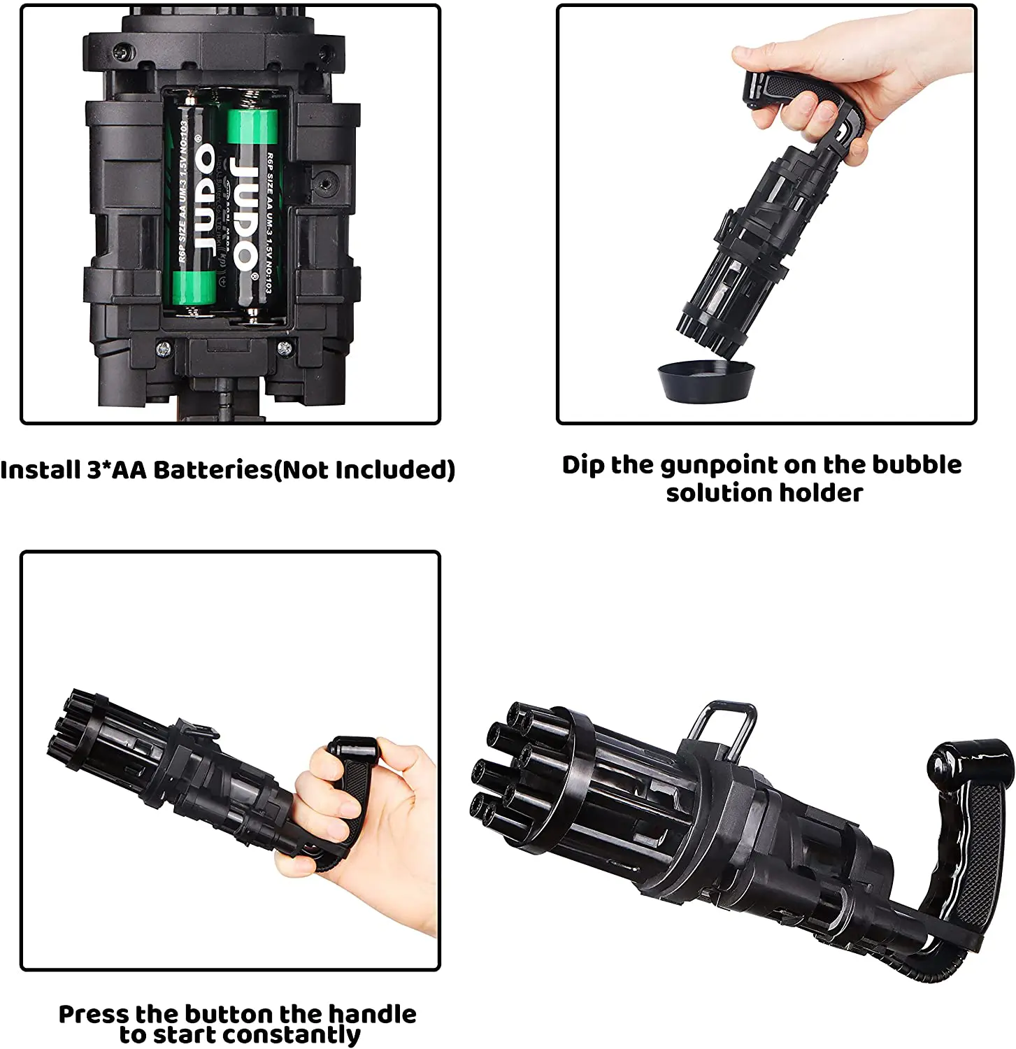 Automatic Electric Bubble Gun