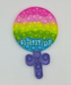 Cute Lollipop Shape Pop It Toy