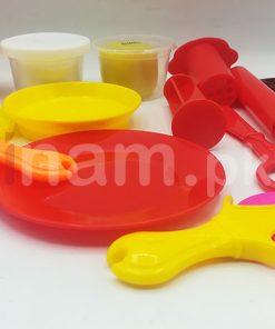 Kid's Dough Pizza Making Clay Set Side
