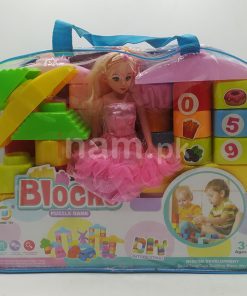 Interesting Blocks Puzzle Game with Doll