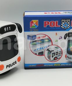 Happy Electric Police Bus Toy