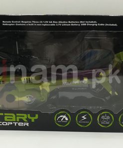 Rechargeable Remote Control Military Helicopter Box