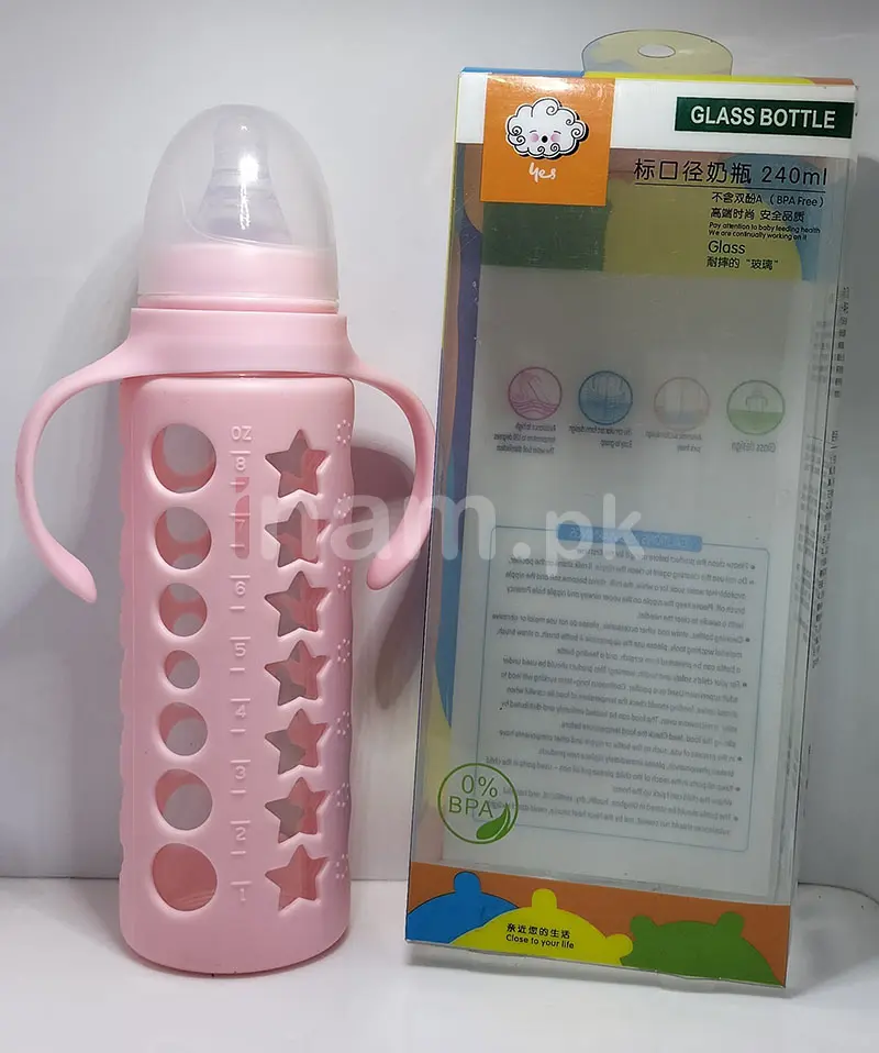 Yes Baby Feeder Glass Bottle