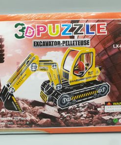 Educational 3D DIY Excavator Foam Puzzle Model