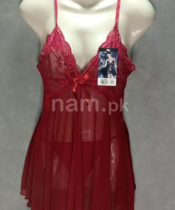Open Sexy Transparent Nightwear Dress Mehrun