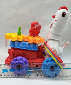 Chicken Catch Me Ring Toss Game Size