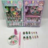 Kid-Friendly Nail Art Set with Polish and Glitters For Girls