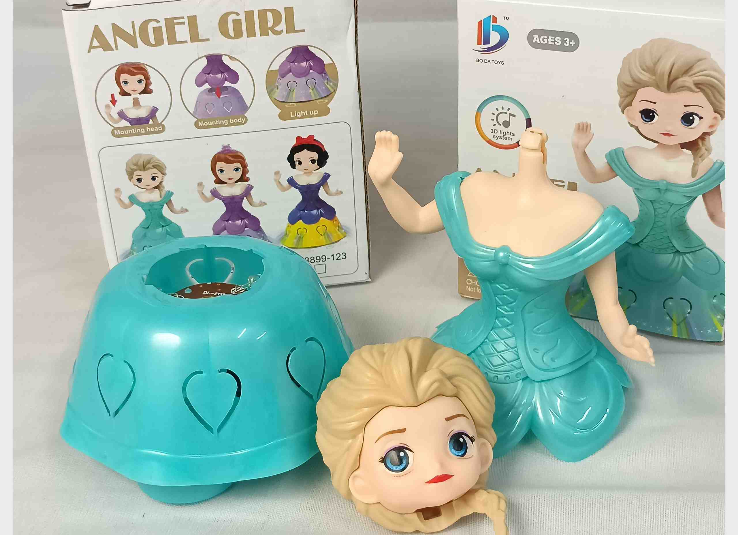 Angel Girl Princess Doll with Lights & Music Parts