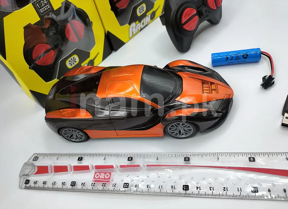 Rechargeable Remote Control Super Fast Racing Car Size