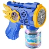 Electric Automatic Bubble Gun Blower with Light