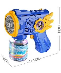 Electric Automatic Bubble Gun Blower with Light Size