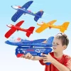 Foam Airplane Launcher Gun Toy with Light