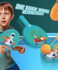 Kids Ping Pong Trainer with Retractable Ball
