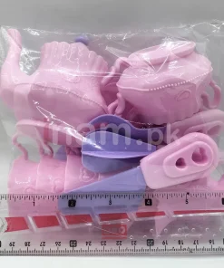 Kids Tea Set with Play Food Utensils Size