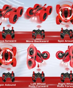 Remote Control Stunt Car with Spray