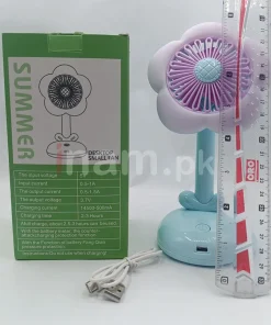 Rechargeable 2 in 1 Portable Small Fan with Light (3)