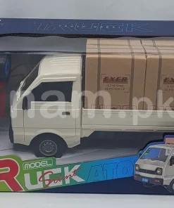 Rechargeable Remote Control Suzuki Ravi Pickup Truck with Smoke, Lights & Sounds - with Cargo Boxes