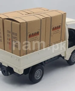 Rechargeable Remote Control Suzuki Ravi Pickup Truck with Smoke, Lights & Sounds - with Cargo Boxes