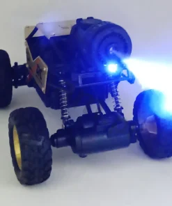 Metal RC Rock Crawler Off-Road Climbing Car with Smoke Effect & LED Light