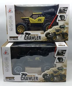 Metal RC Rock Crawler Off-Road Climbing Car with Smoke Effect & LED Light