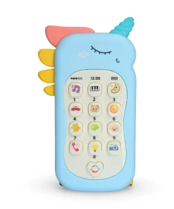 Unicorn Baby Silicone Learning Phone Toy with Music & Lights