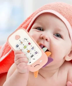 Unicorn Baby Silicone Learning Phone Toy with Music & Lights
